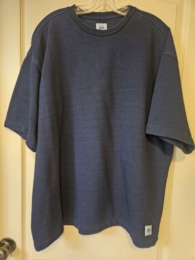 Lee Men’s Navy Short-Sleeve Crewneck Shirt